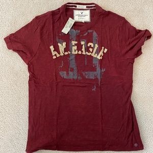 Men's American Eagle Vintage Fit Burgundy Shirt